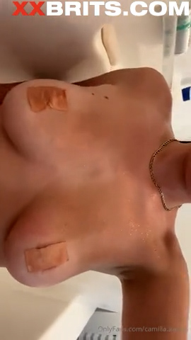 Camilla Araujo Bathroom naked tease video Onlyfans