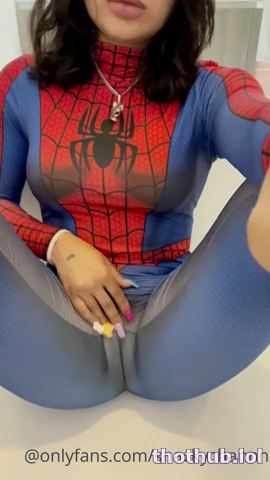 Snaxychann Spiderman video Onlyfans  so hot
